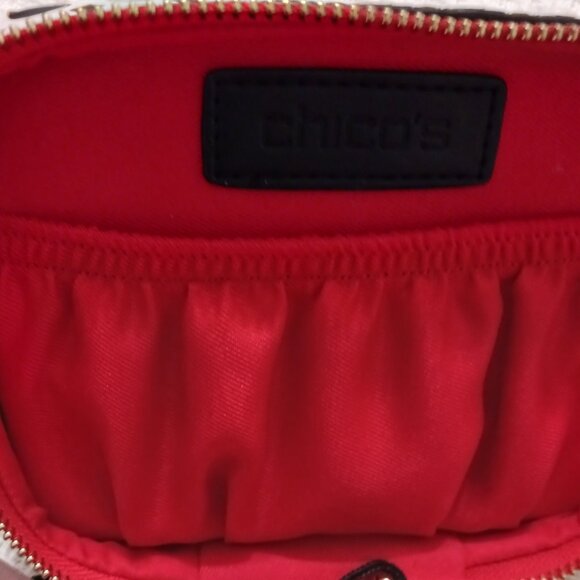 Chico's Jewelry Travel Case Bag Black and White NWT - Picture 8 of 9